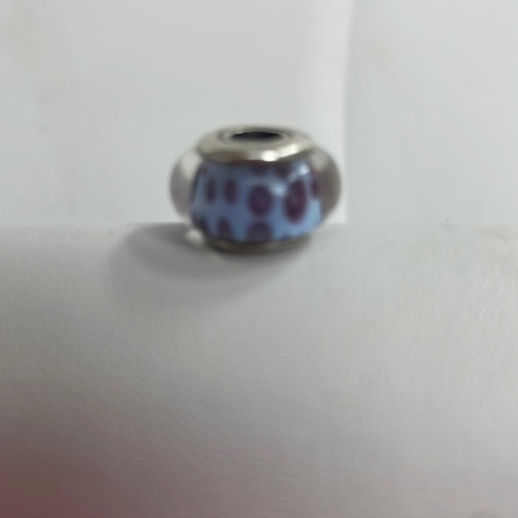 Pandora Blue/Purple Leopard Murano Glass Charm - Picture 2 of 5
